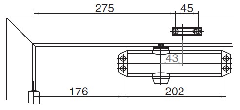 DC120 - Установочные размеры EN4