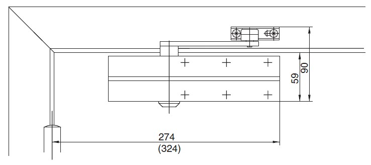 DC140 - Установочные размеры