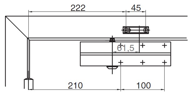 DC140 - Установочные размеры EN3