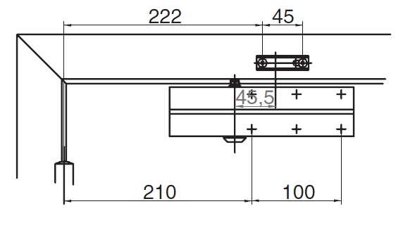 DC140 - Установочные размеры EN4